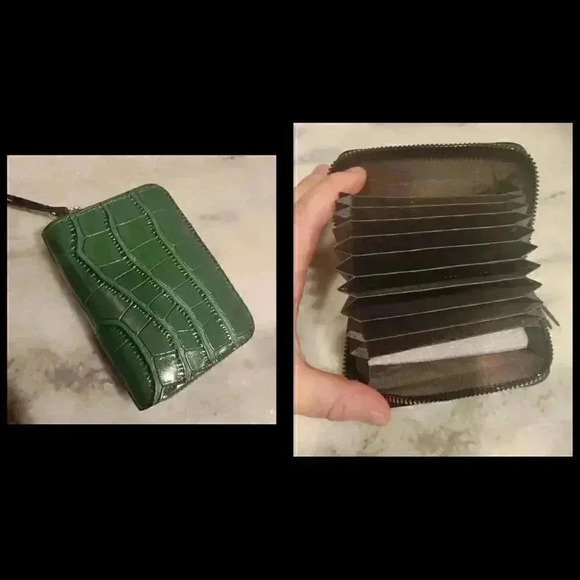 Unisex PU Credit Card Holder Zipper Purse Card Holder Wallet Money Coin … - Picture 1 of 13